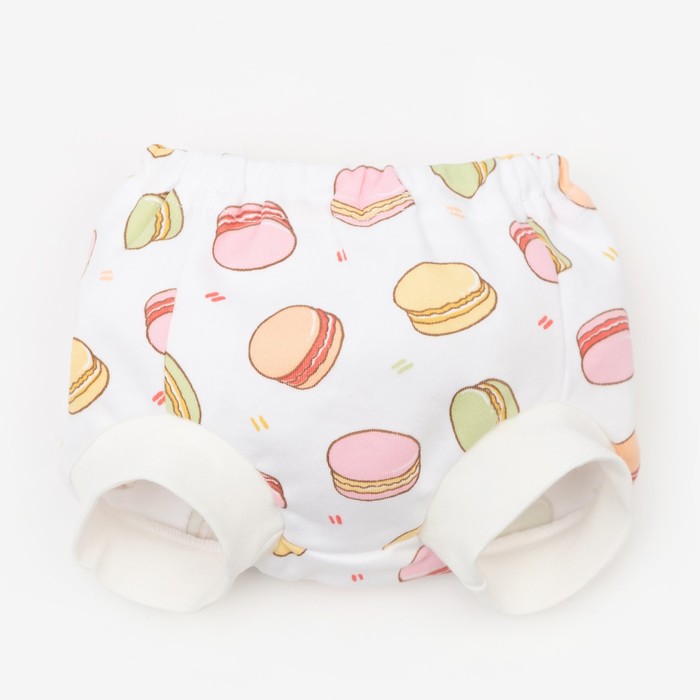 

Трусы на подгузник «Macaron», цвет белый/розовый, рост 86 см, Macaron
