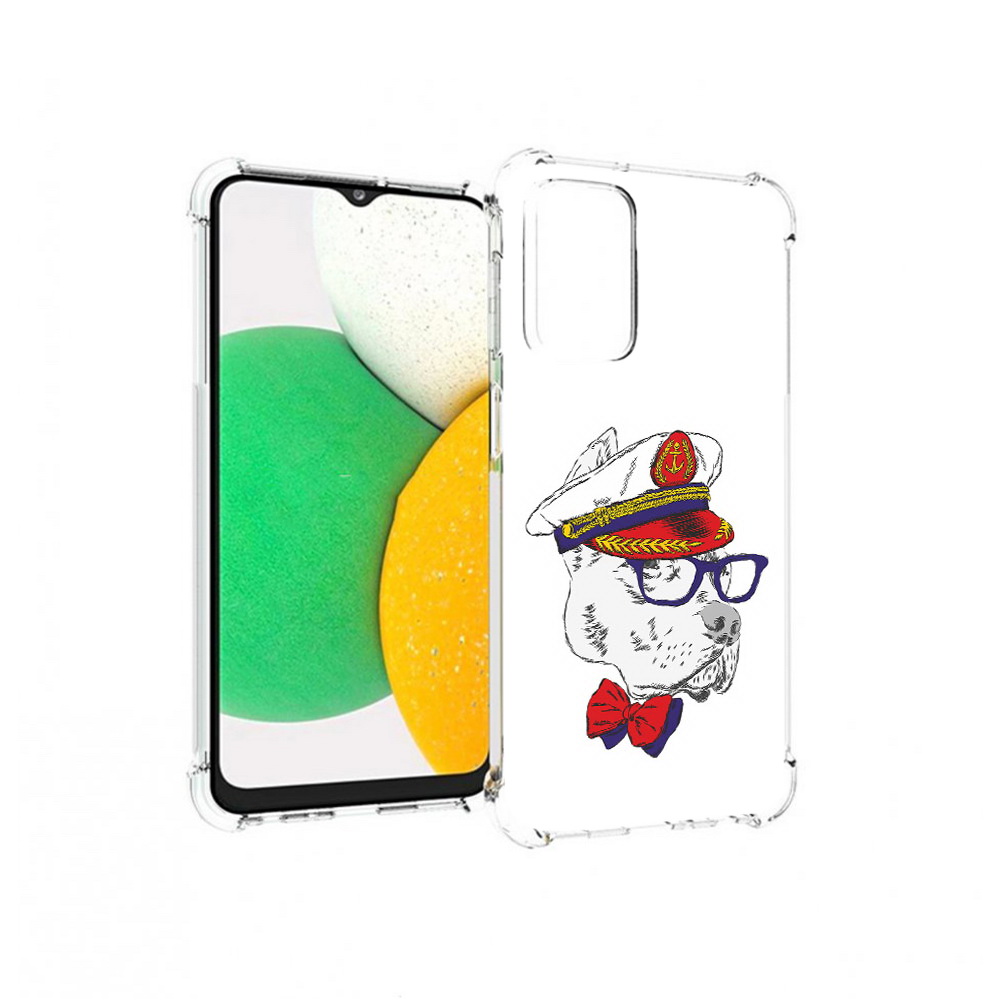 

Чехол MyPads Tocco для Samsung Galaxy A23 бульдог, Прозрачный, Tocco