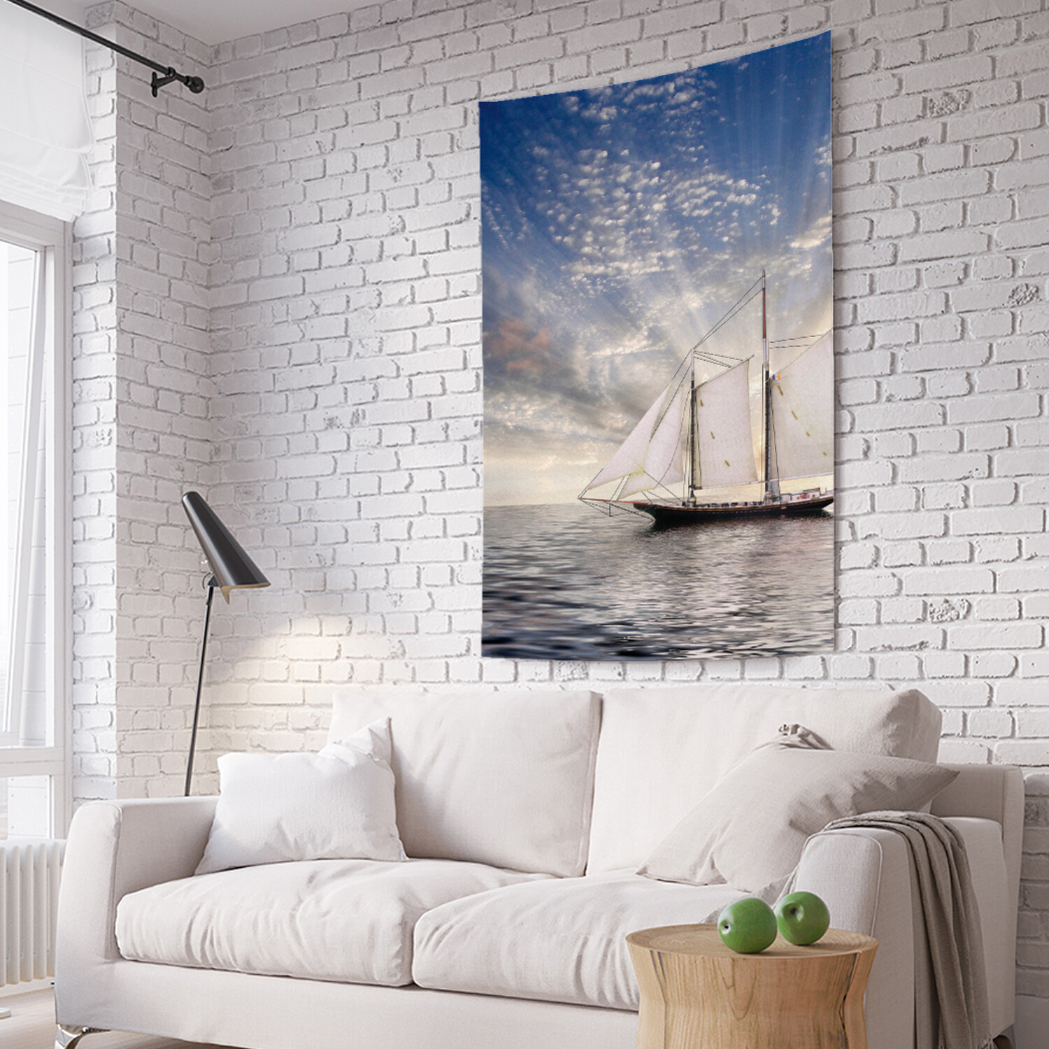 

Вертикальное фотопанно на стену JoyArty Парусный корабль 150x200 см, Парусный корабль