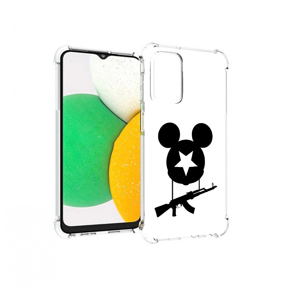 

Чехол MyPads Tocco для Samsung Galaxy A23 АК Микки, Прозрачный, Tocco