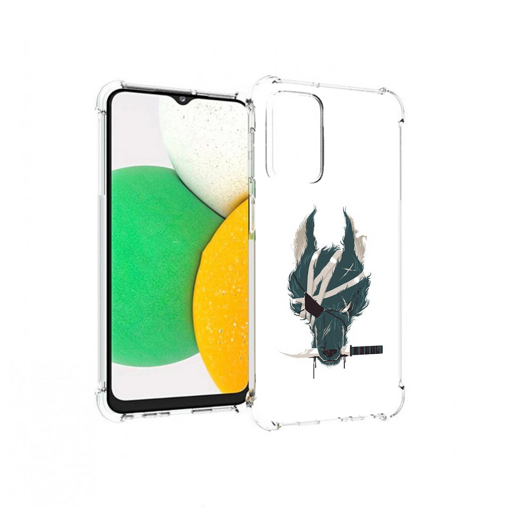 

Чехол MyPads Tocco для Samsung Galaxy A23 волк-разбойник, Прозрачный, Tocco