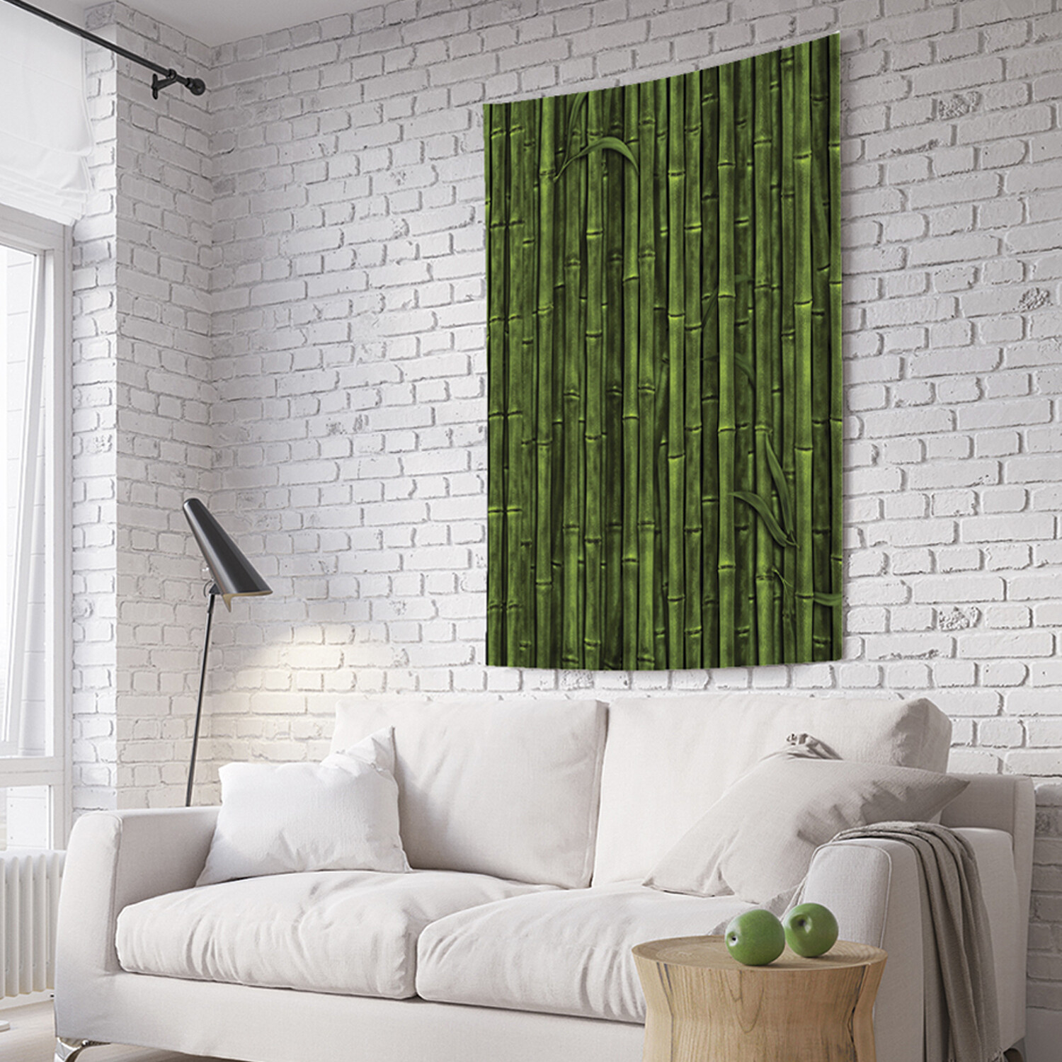

Вертикальное фотопанно на стену JoyArty Плотная бамбуковая стена 150x200 см, Плотная бамбуковая стена