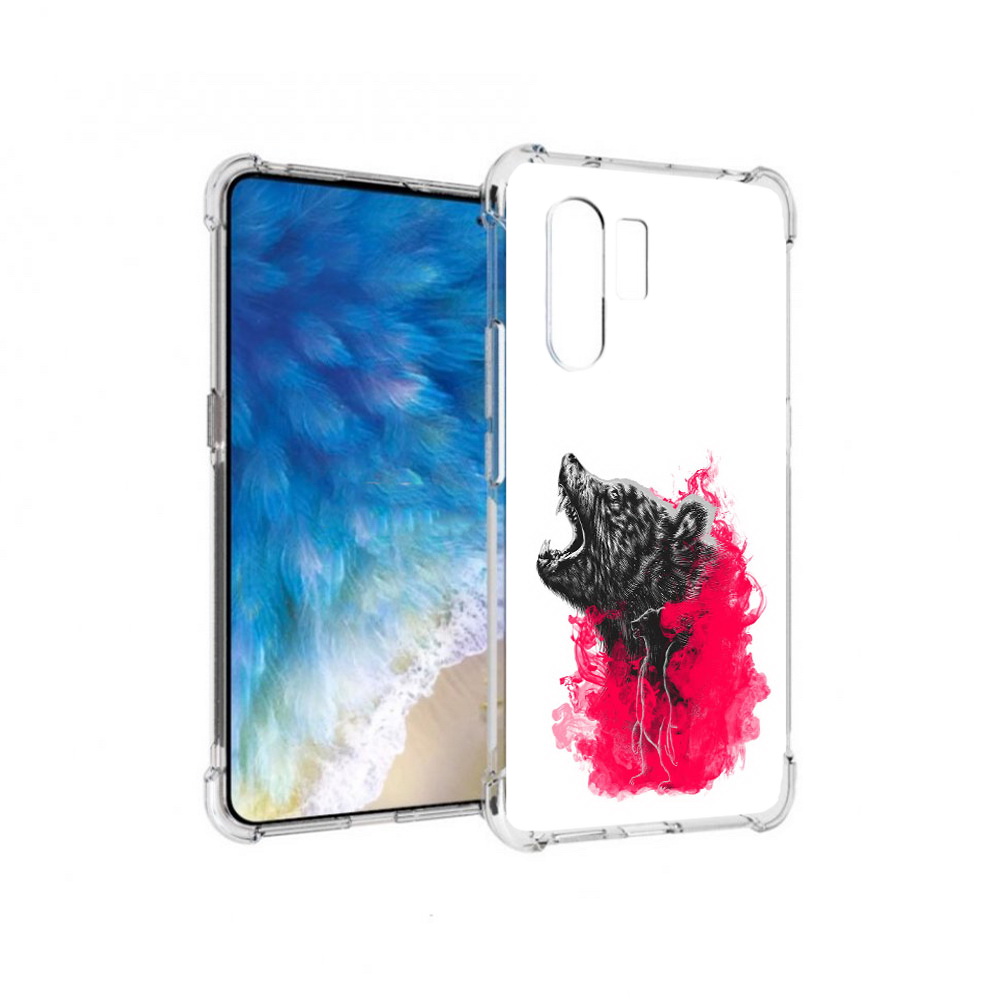 

Чехол MyPads Tocco для Vivo X30 медведь в дымке (PT142331.408.463), Прозрачный, Tocco