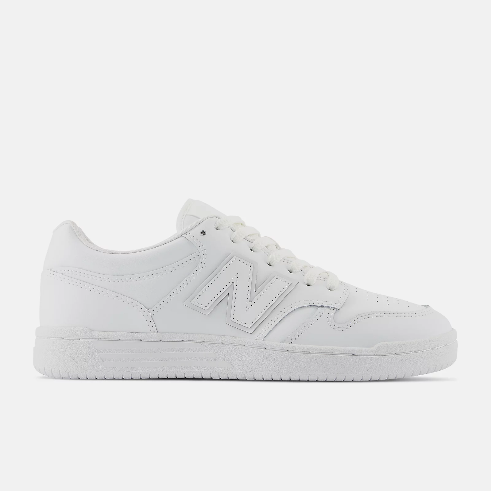 Кеды унисекс New Balance BB480L3W белые 36 RU