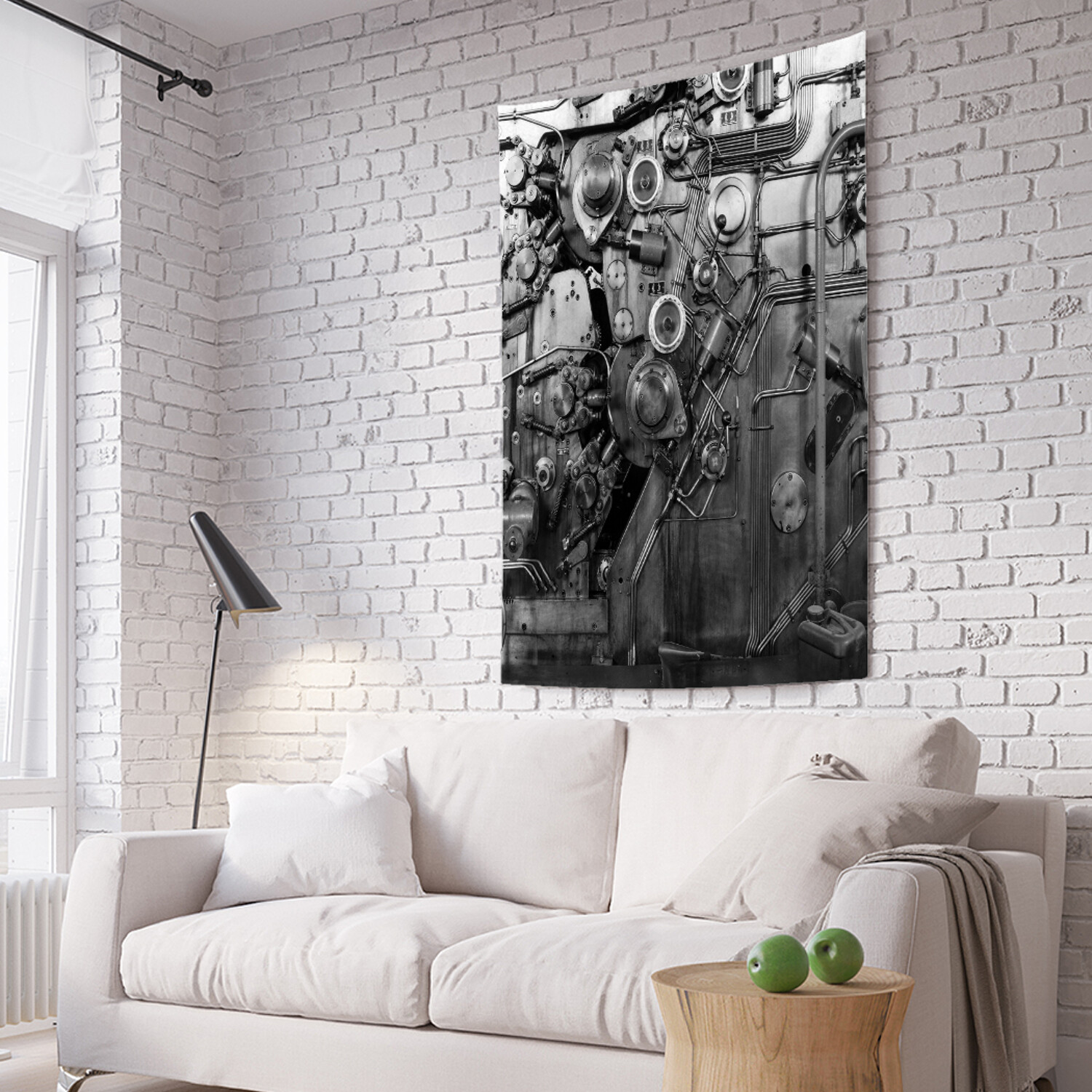

Вертикальное фотопанно на стену JoyArty Механическое оборудование 150x200 см, Механическое оборудование