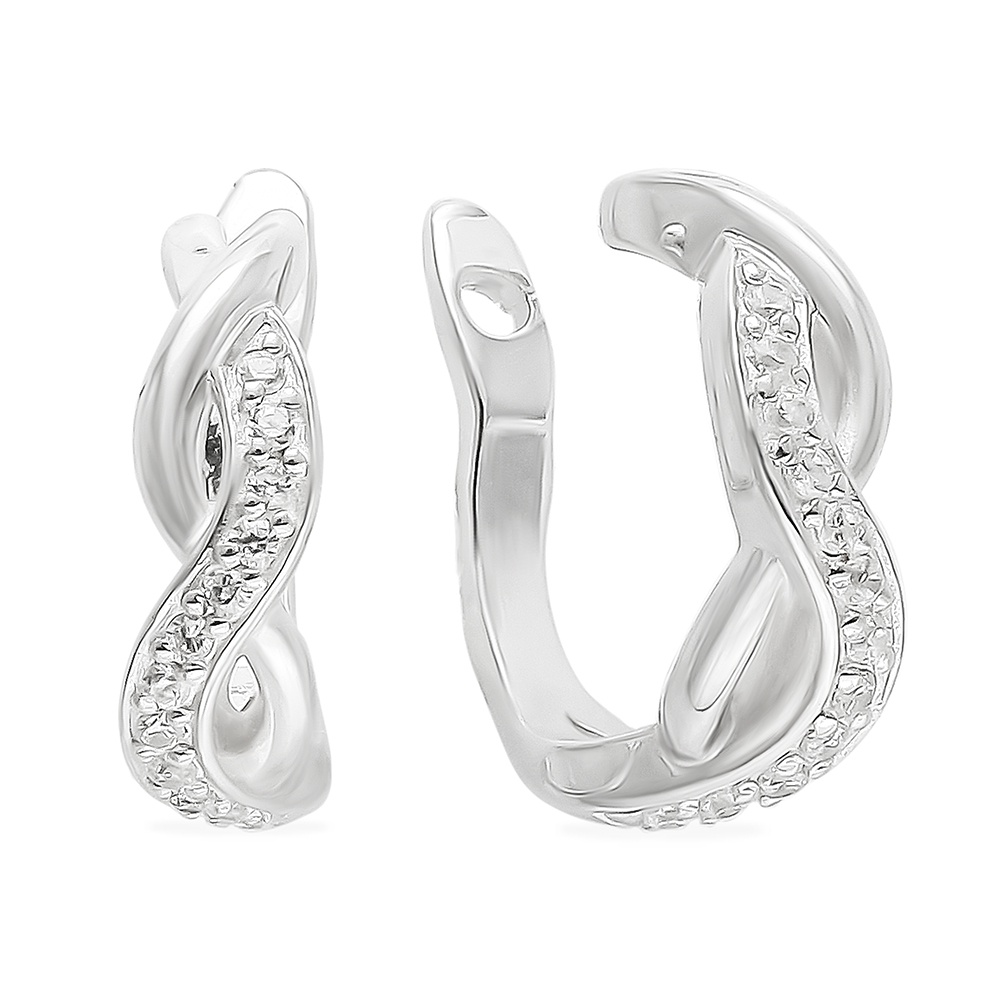 

Серьги из серебра с фианитом 585Gold 702008238, 702008238