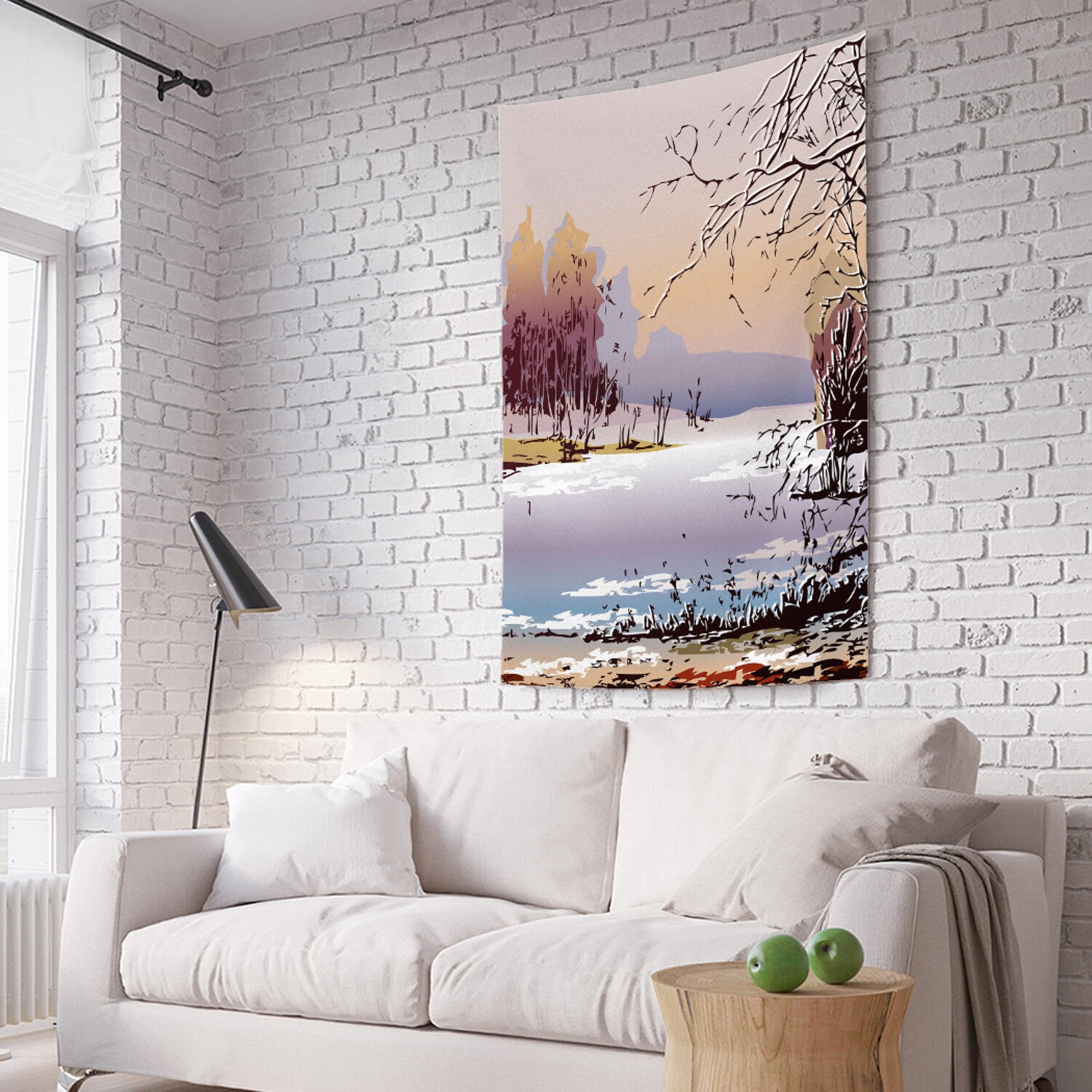 

Вертикальное фотопанно на стену JoyArty Речная природа 150x200 см, Речная природа