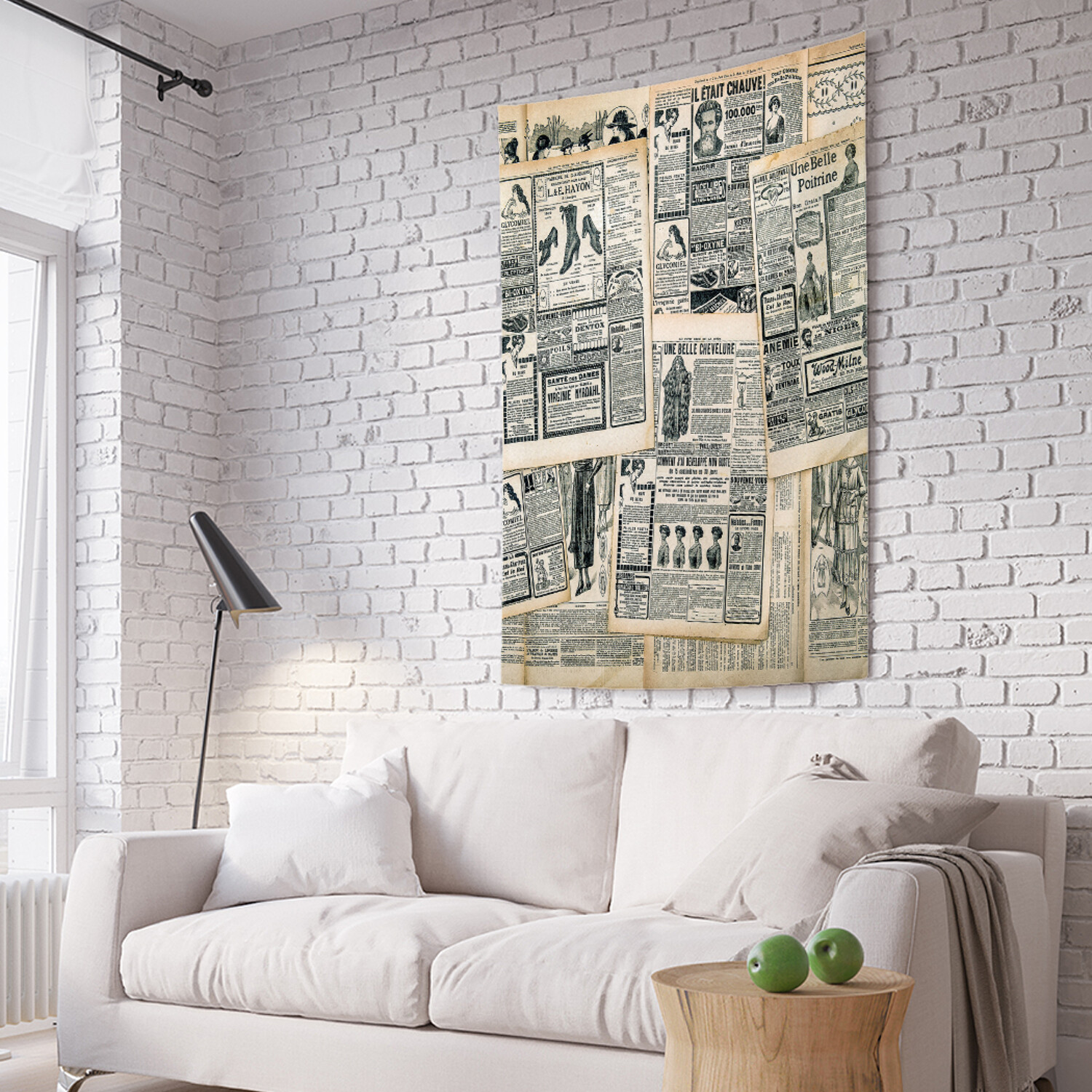

Вертикальное фотопанно на стену JoyArty Газетные редакции 150x200 см, Газетные редакции