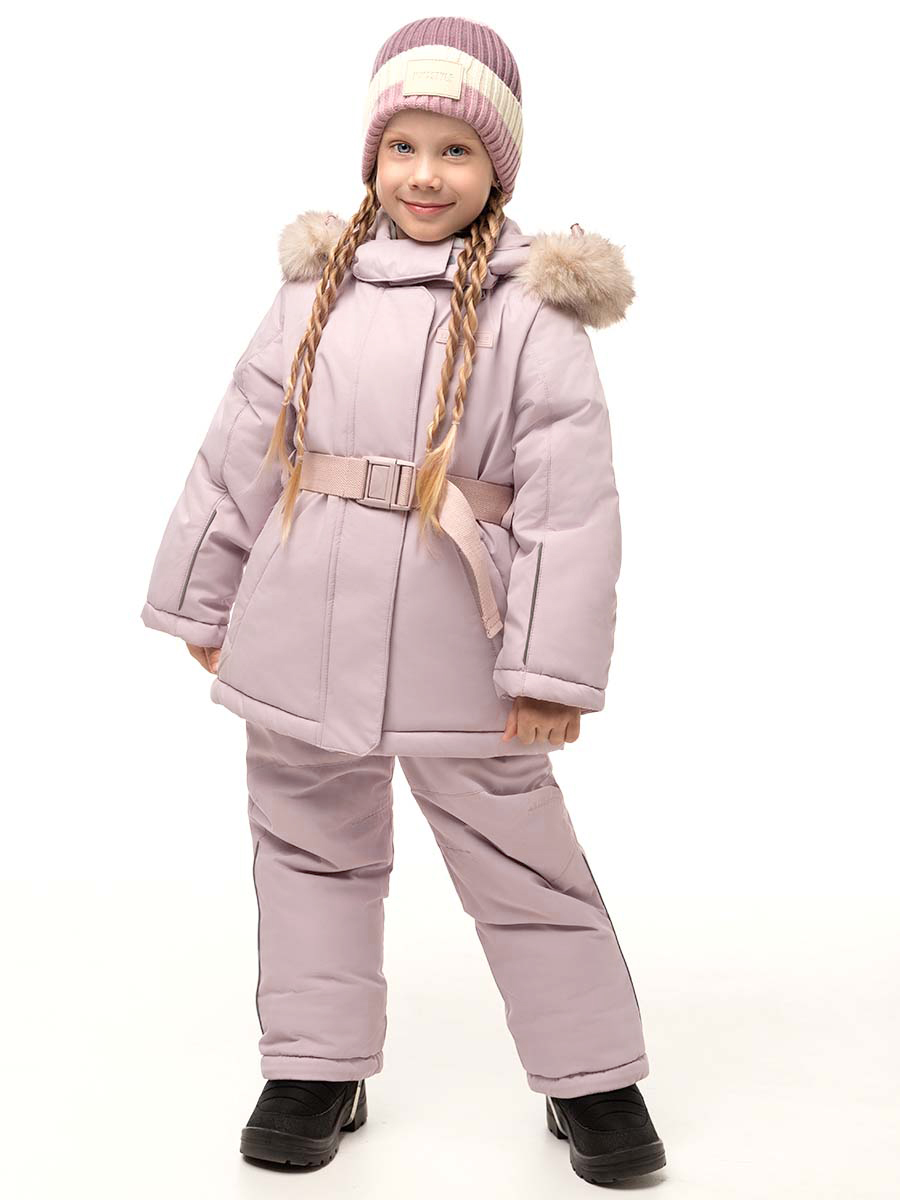 

Комплект верхней одежды детский NIKASTYLE 7з7024, пудра, 116, Розовый, 7з7024