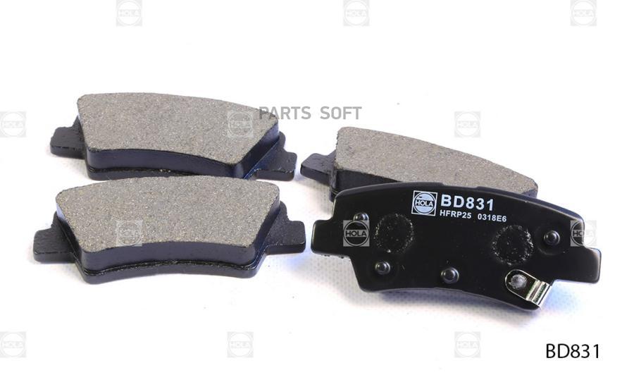 

Колодки Задние Hyundai Solaris, Solaris 2017-, Elantra, Tucson (J Hola Bd831 HOLA арт. BD8