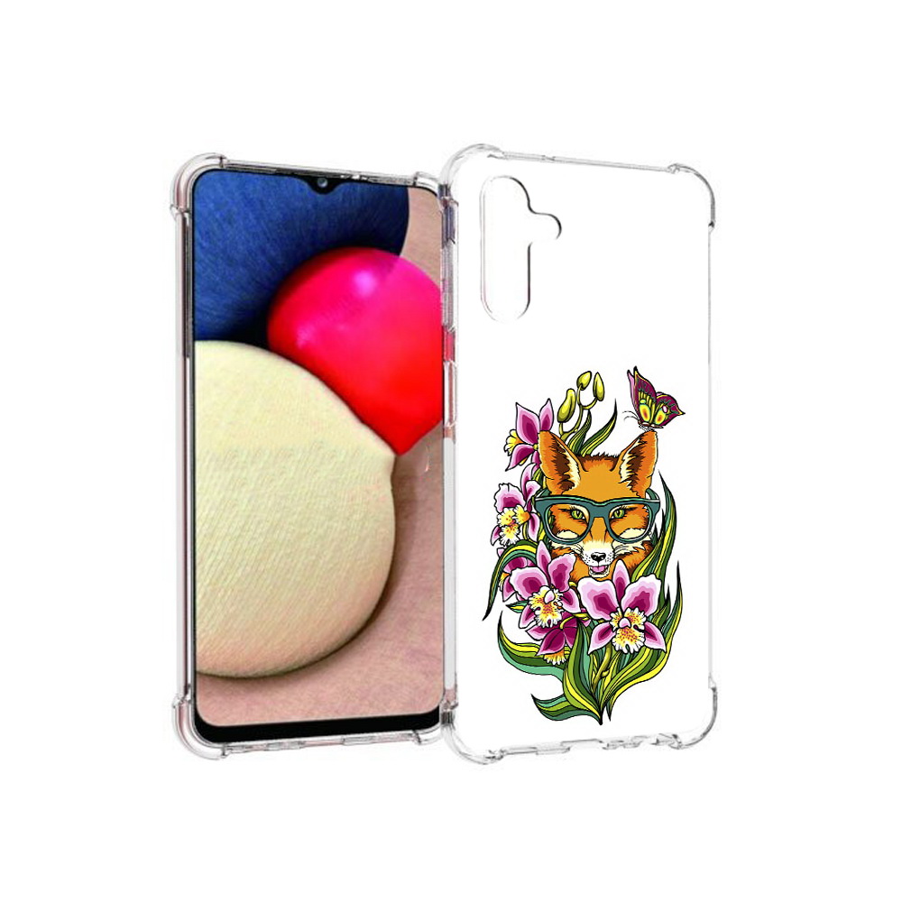 

Чехол MyPads Tocco для Samsung Galaxy A13 5G Лиса в цветах (PT172412.530.108), Прозрачный, Tocco