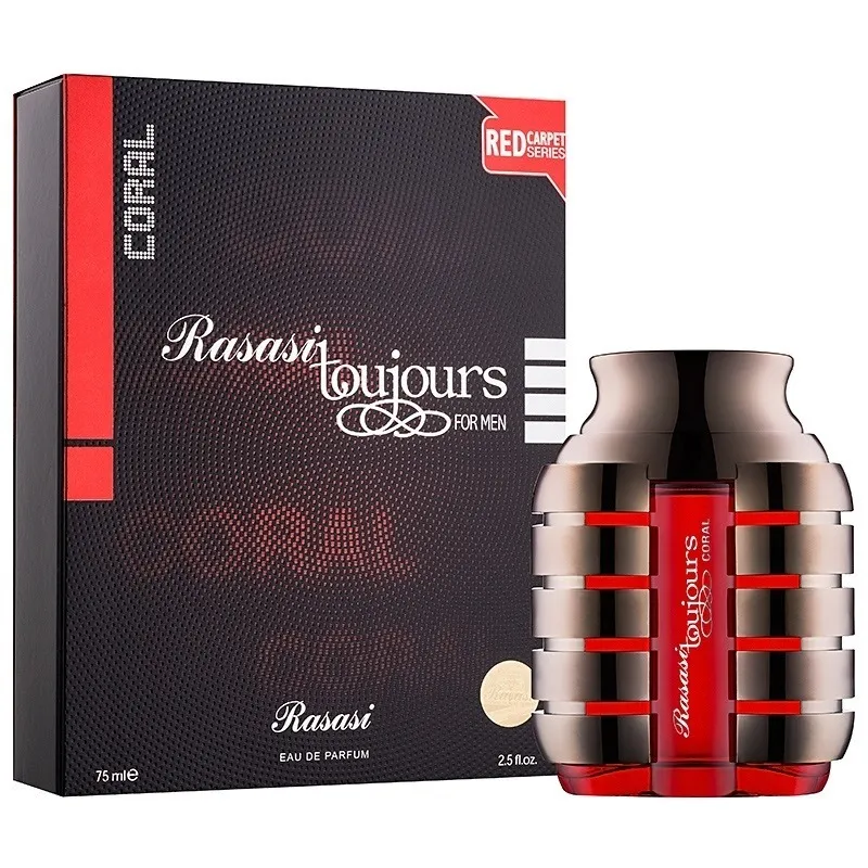 

Парфюмерная вода Rasasi Toujours Coral men 75 мл, Toujours Coral Man, 75 мл