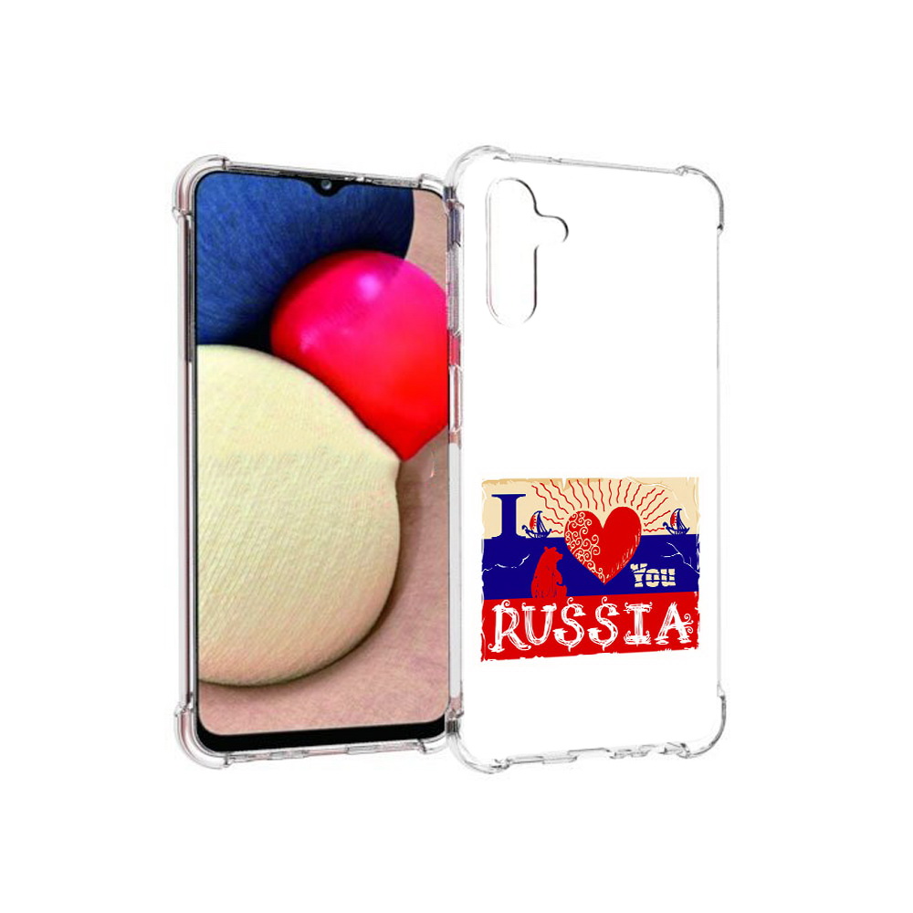 

Чехол MyPads Tocco для Samsung Galaxy A13 5G Люблю Россию (PT172412.530.112), Прозрачный, Tocco