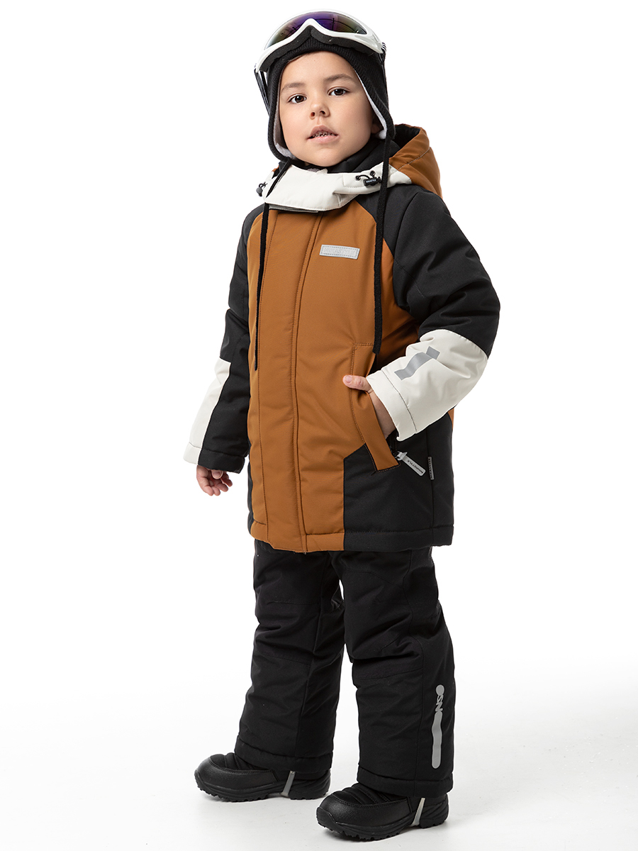 

Комплект верхней одежды детский NIKASTYLE 7з7124, кэмел/черный, 110, Коричневый;черный, 7з7124