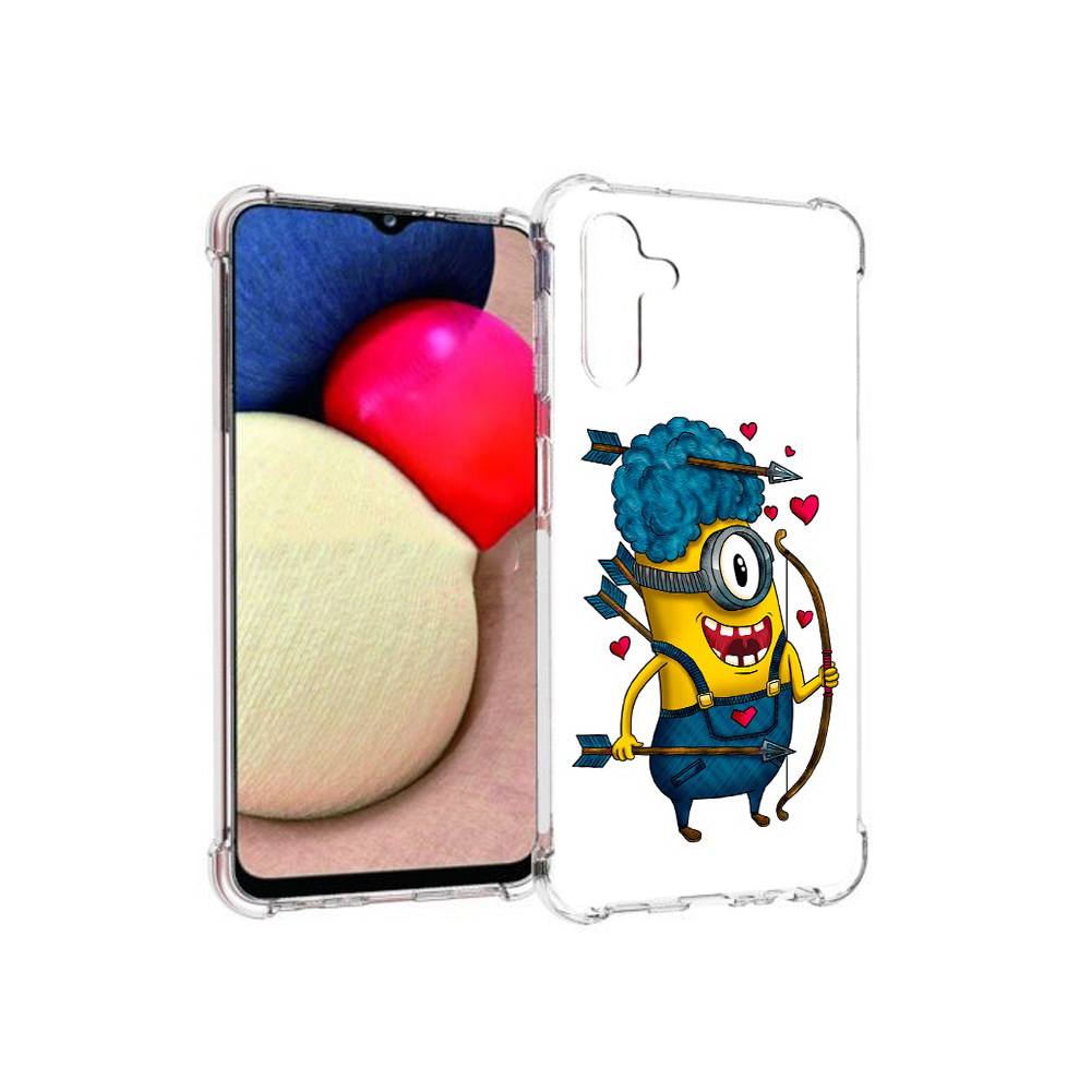 

Чехол MyPads Tocco для Samsung Galaxy A13 5G Миньон купидон (PT172412.530.117), Прозрачный, Tocco