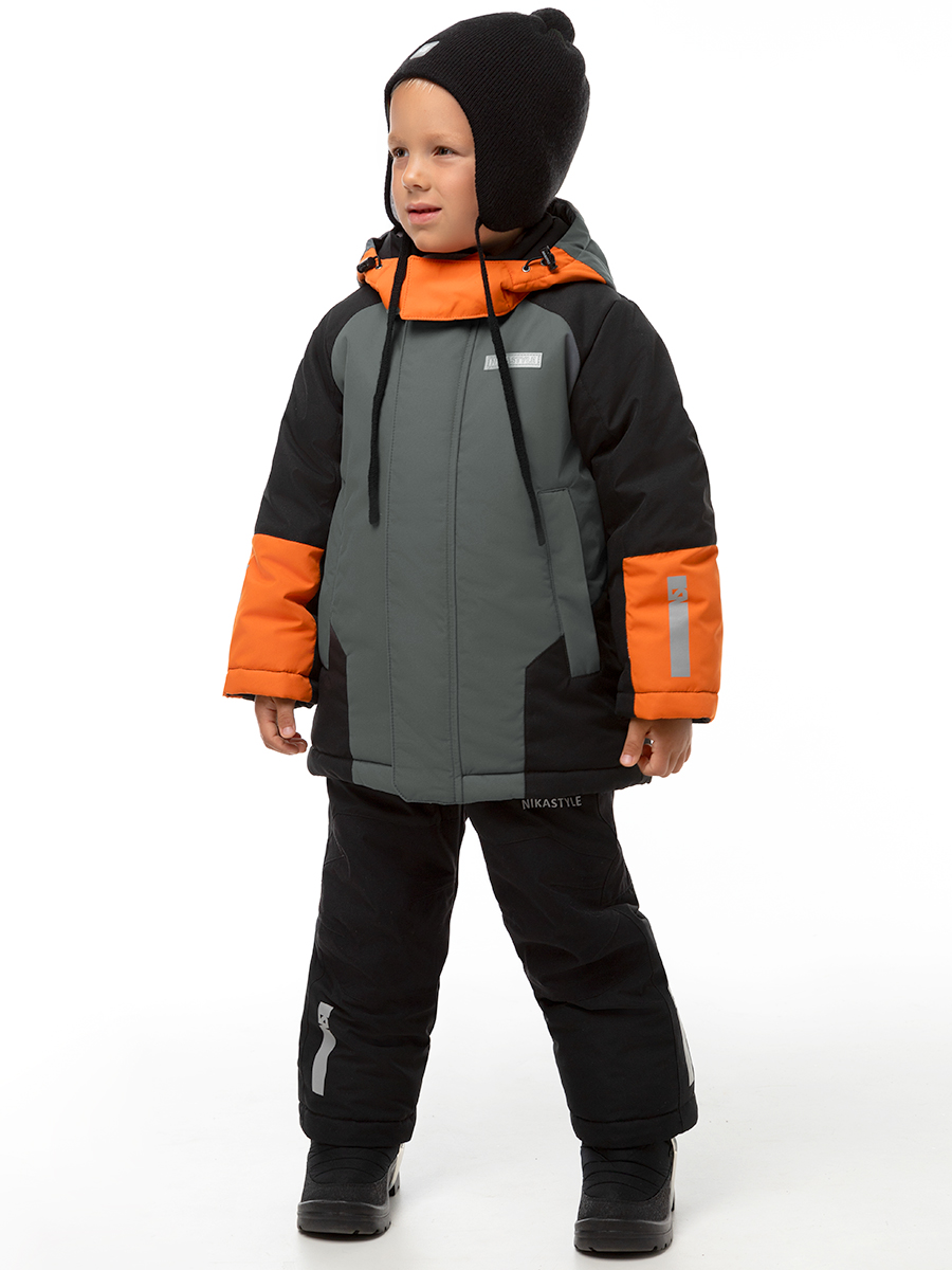 

Комплект верхней одежды детский NIKASTYLE 7з7124, мох/черный, 104, Зеленый;черный, 7з7124