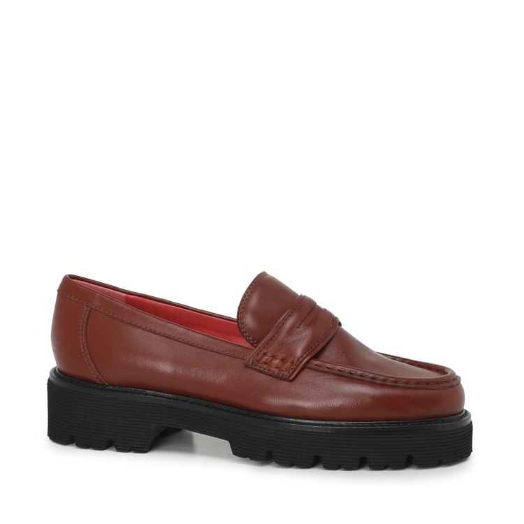 

Лоферы женские Pas De Rouge 3700 коричневые 39 EU, 3700