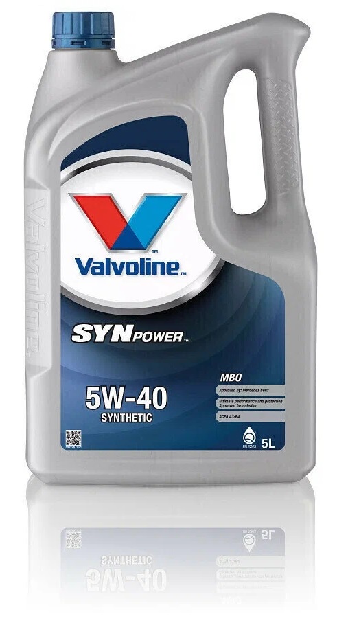 фото Моторное масло valvoline synpower mbo 5w-40 синтетическое 5 л