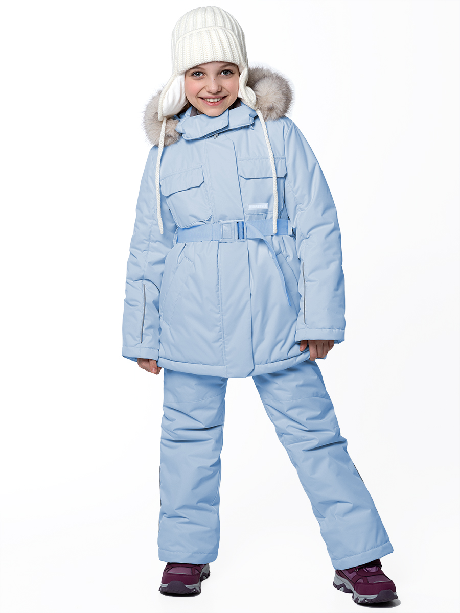 

Комплект верхней одежды детский NIKASTYLE 7з7224, лед, 134, Голубой, 7з7224