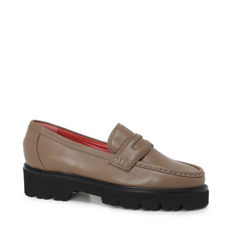 

Лоферы женские Pas De Rouge 3700 бежевые 41 EU, 3700