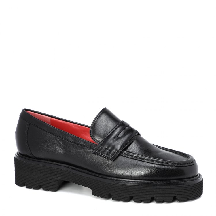 

Лоферы женские Pas De Rouge 3700 черные 37 EU, 3700