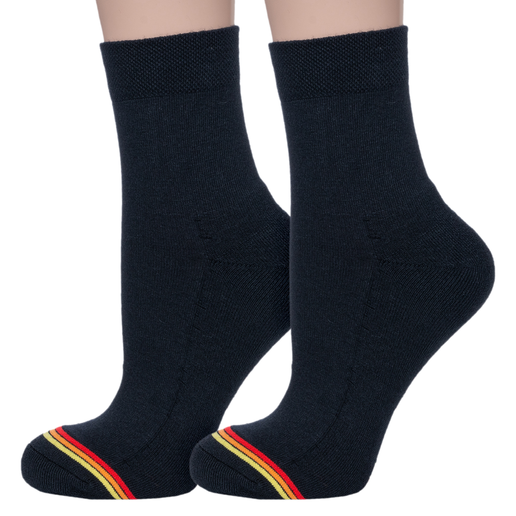 Комплект носков женских NOSMAG 2-22371T черных 23-25