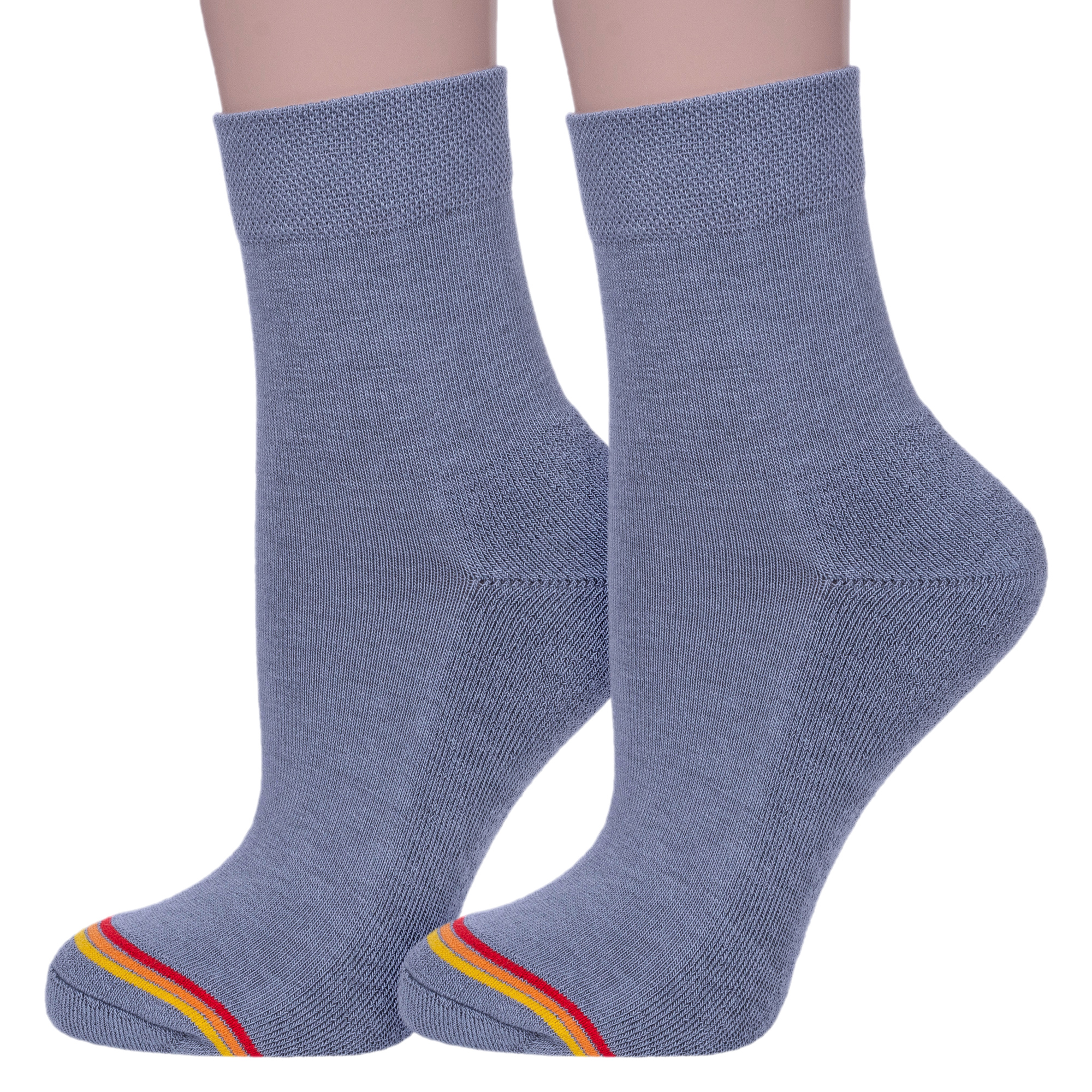 Комплект носков женских NOSMAG 2-22371T серых 25-27