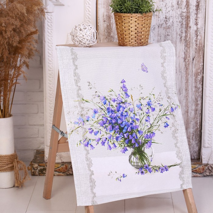 

Полотенце 45х60 см, Полевые цветы (рис.2), рогожка, 170 гр/м2, хлопок 100%, Домовита: Полевые цветы