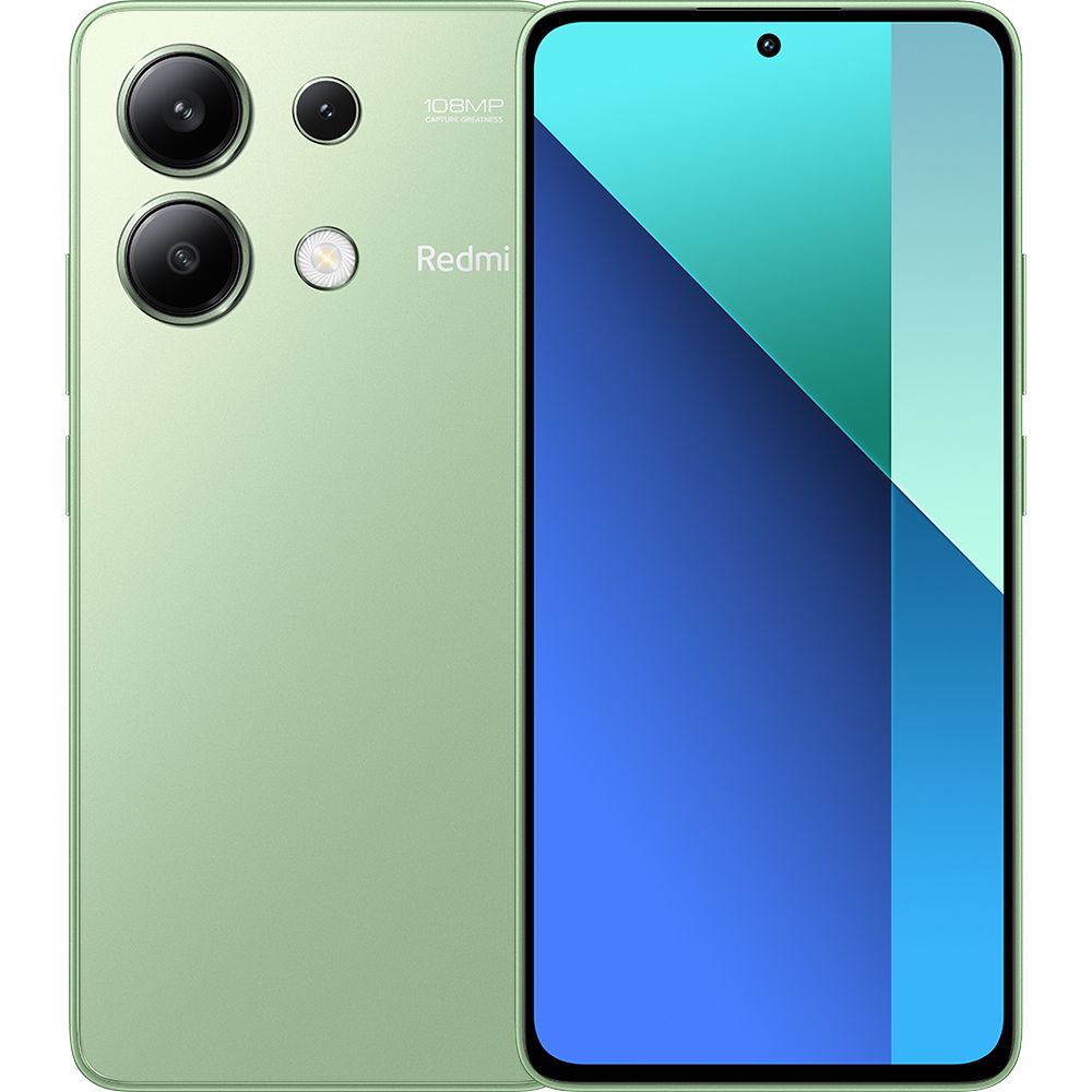 

Смартфон Xiaomi Redmi Note 13 8/512GB Mint Green (7600008540), Redmi Note 13