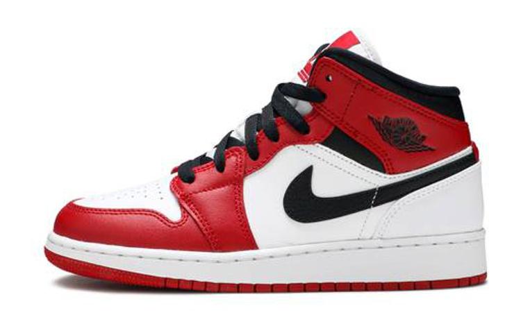 

Кеды унисекс Jordan Air Jordan 1 Mid Gym Red GS разноцветные 36 EU, Разноцветный, Air Jordan 1 Mid Gym Red GS