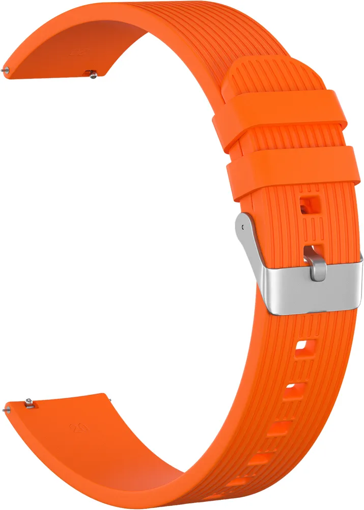 

Ремешок силиконовый GSMIN Italian Collection 20 для Amazfit GTS (Оранжевый)