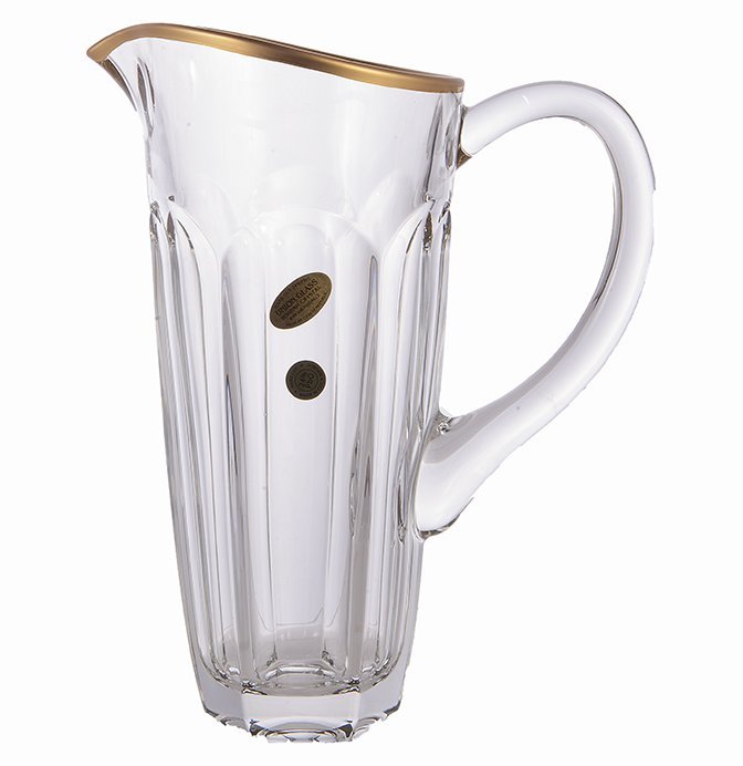 фото Графины, кувшины, декантеры, штофы windsor jug 1,3/mat/pruh-gold/mat union glass