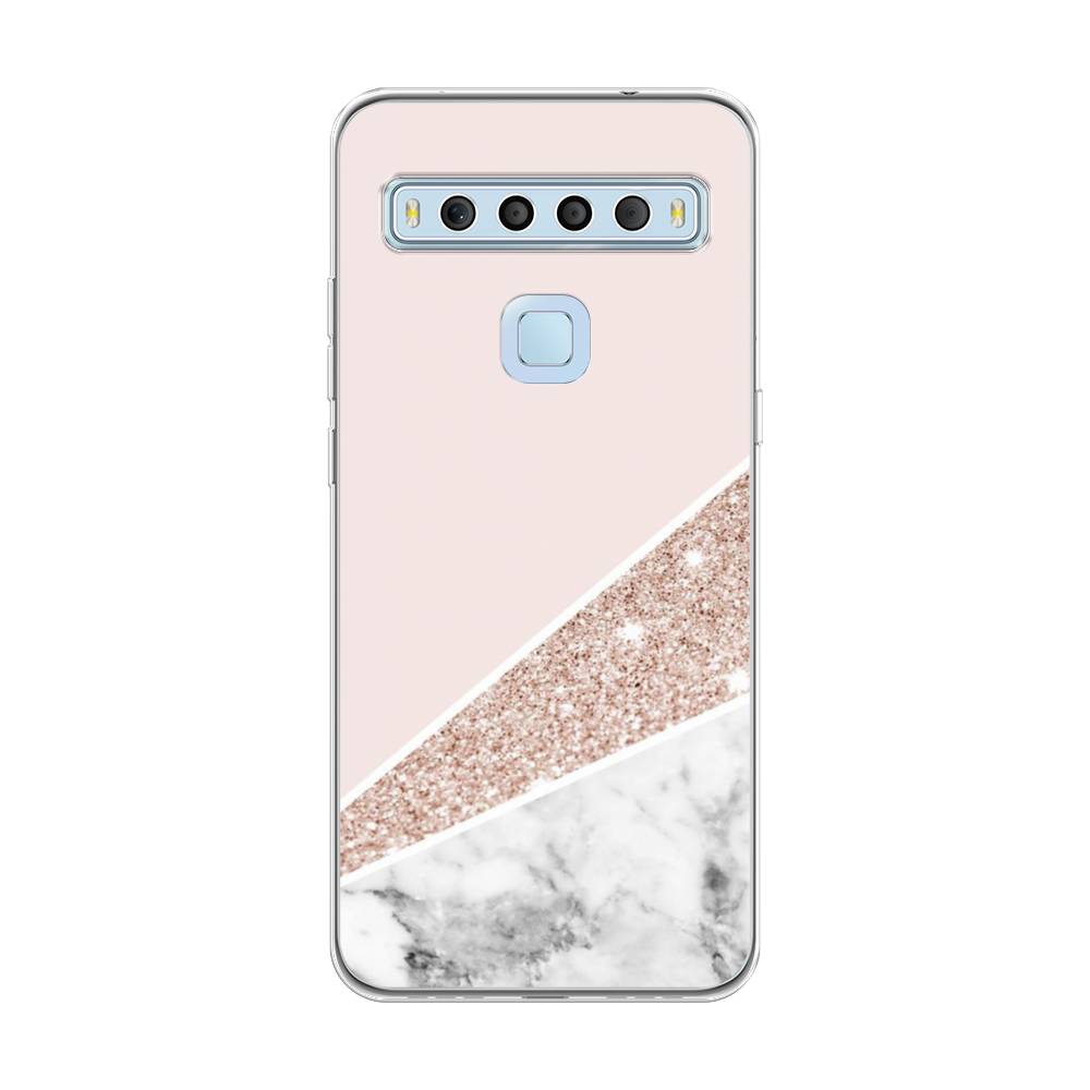 

Чехол для TCL 10L "Блестящий розовый мрамор", 290250-3