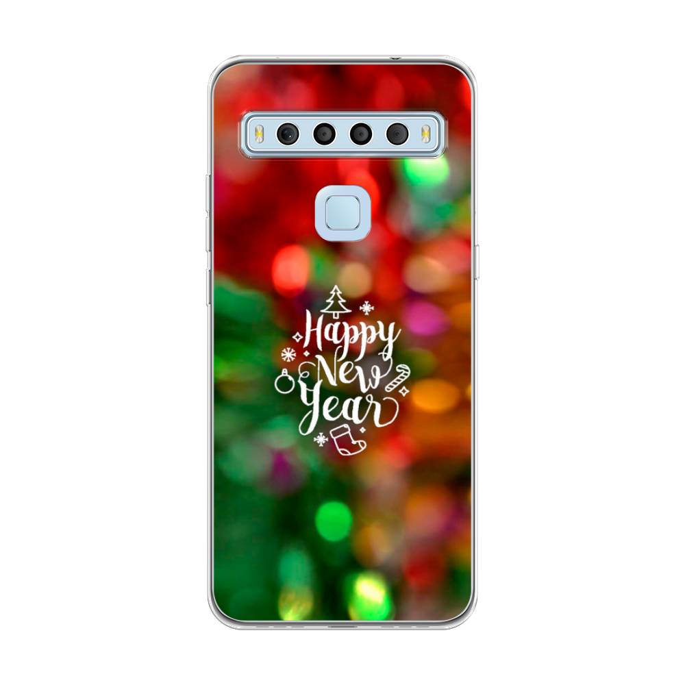 

Чехол на TCL 10L "Новый Год на елке", Зеленый;красный;желтый, 290250-5