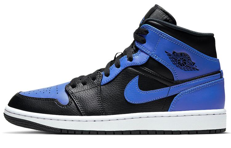 

Кеды унисекс Jordan Air Jordan 1 mid hyper royal синие 41 EU, Синий, Air Jordan 1 mid hyper royal