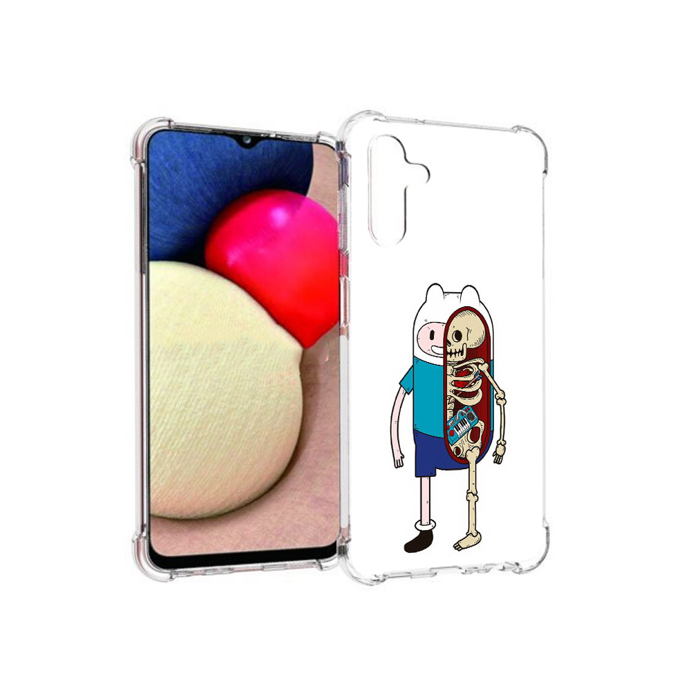 

Чехол MyPads Tocco для Samsung Galaxy A13 5G Финн скелет (PT172412.530.187), Прозрачный, Tocco