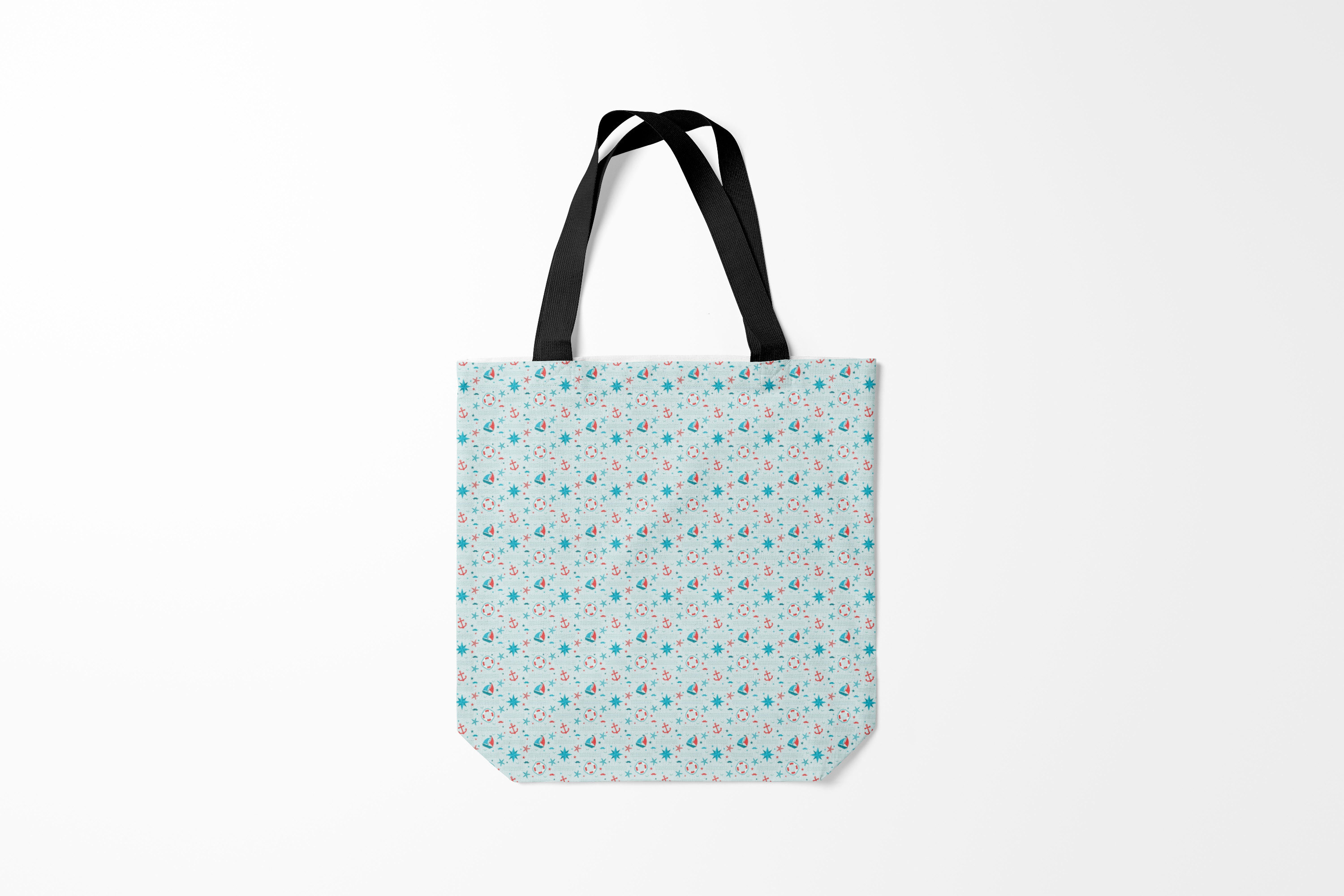 

Сумка шoппер унисекс Burnettie Узоры Морской узор, разноцветный, Узоры Морской узор