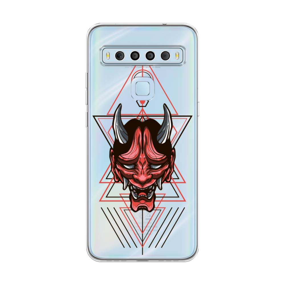 

Чехол для TCL 10L "Hanya Oni mask", Серый;красный;черный, 290250-4