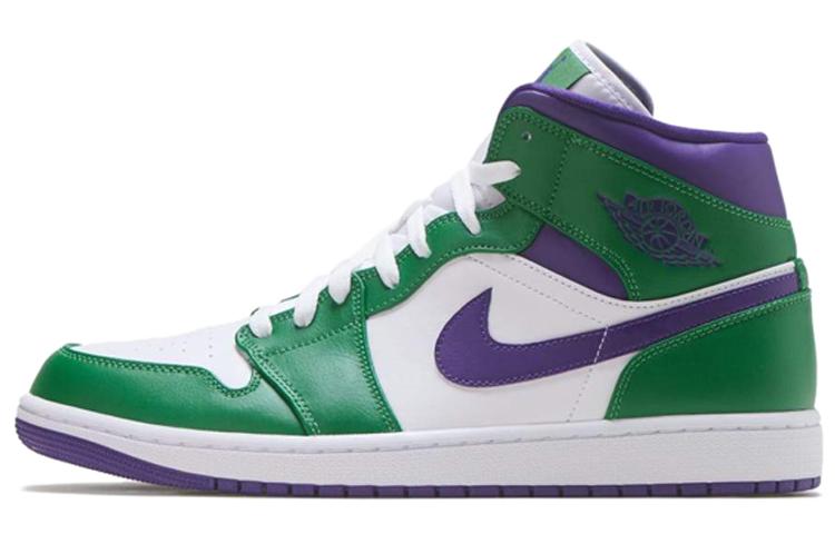 

Кеды унисекс Jordan Air Jordan 1 Mid incredible hulk зеленые 44.5 EU, Зеленый, Air Jordan 1 Mid incredible hulk
