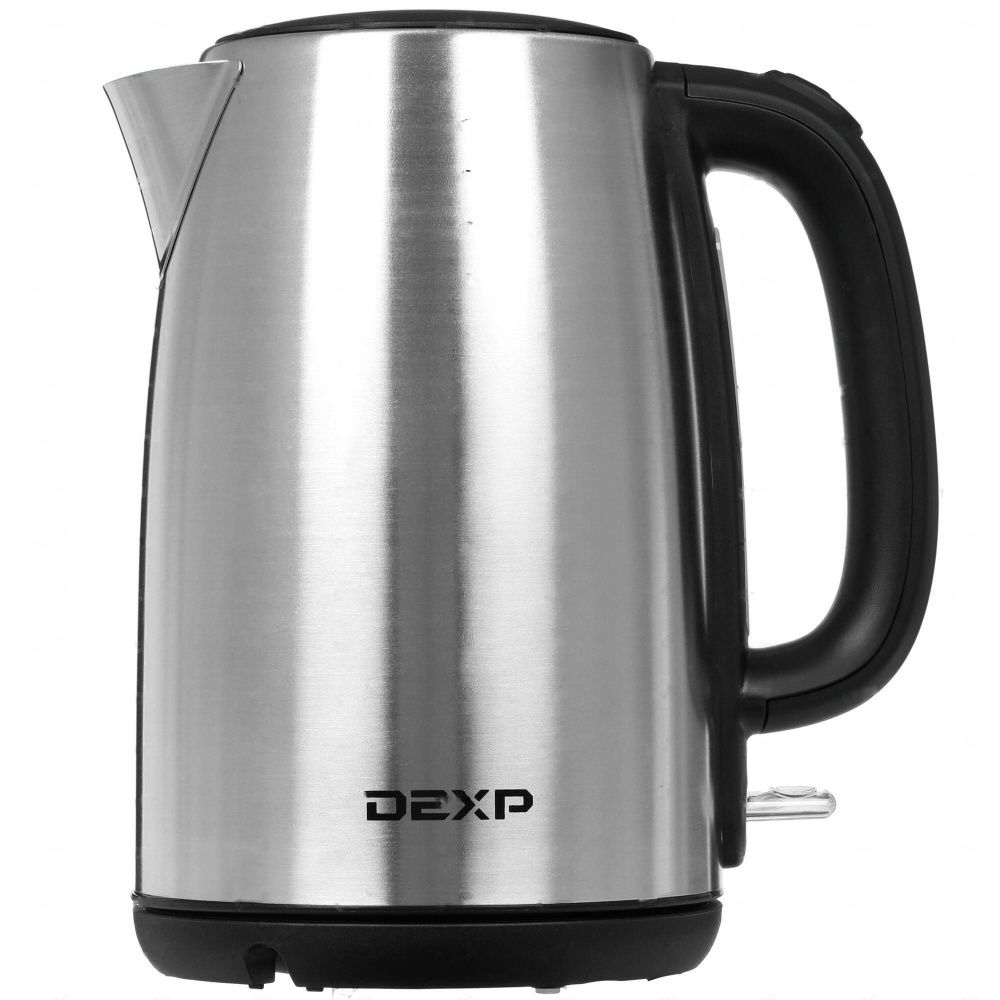 Чайник электрический DEXP MEB-201 1.8 л серебристый чайник электрический dexp gf 175 wave 1 7 л прозрачный