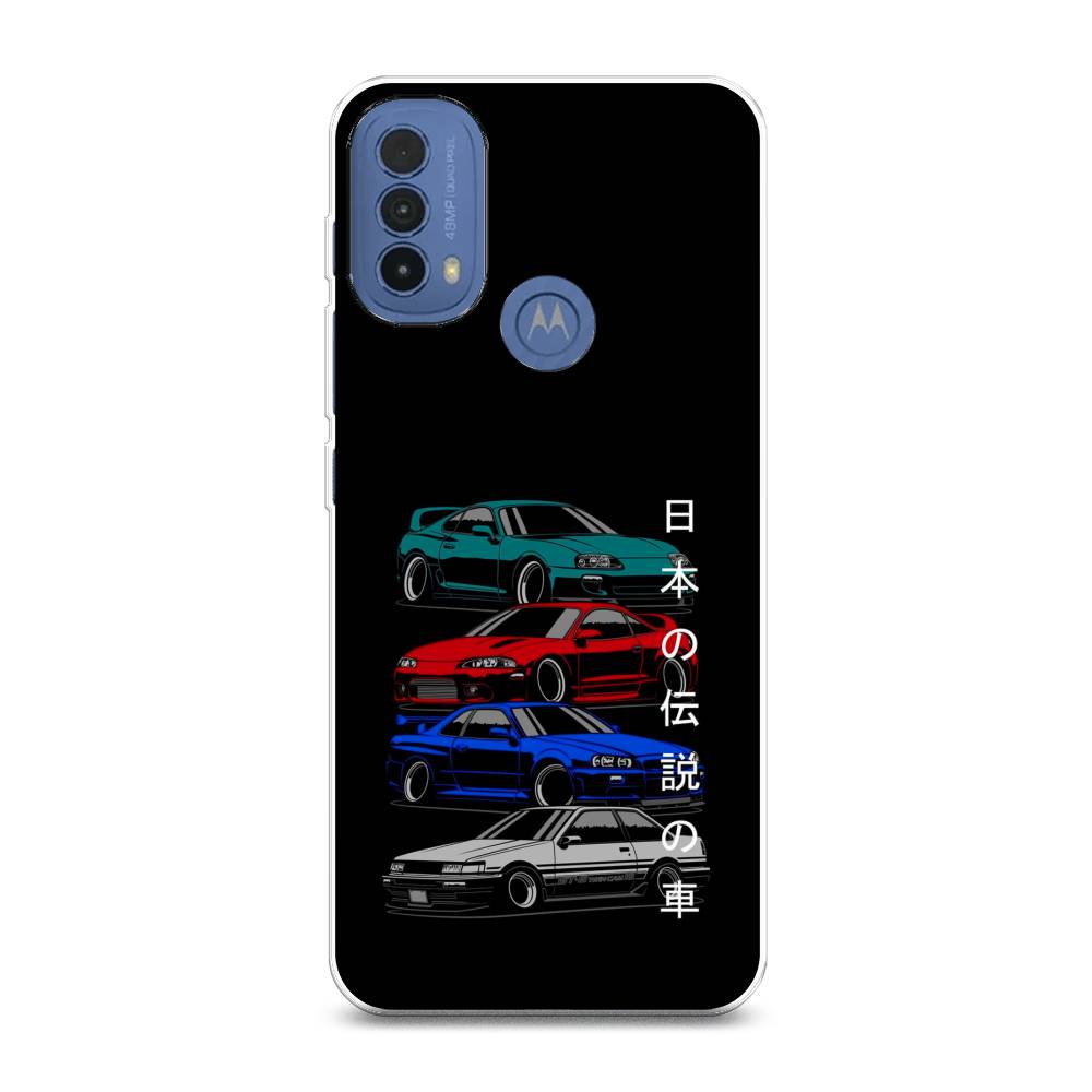 

Чехол Awog на Lenovo K14 Plus/Motorola Moto E20/E30/E40 "JDM Legend cars", Разноцветный, 243550-5