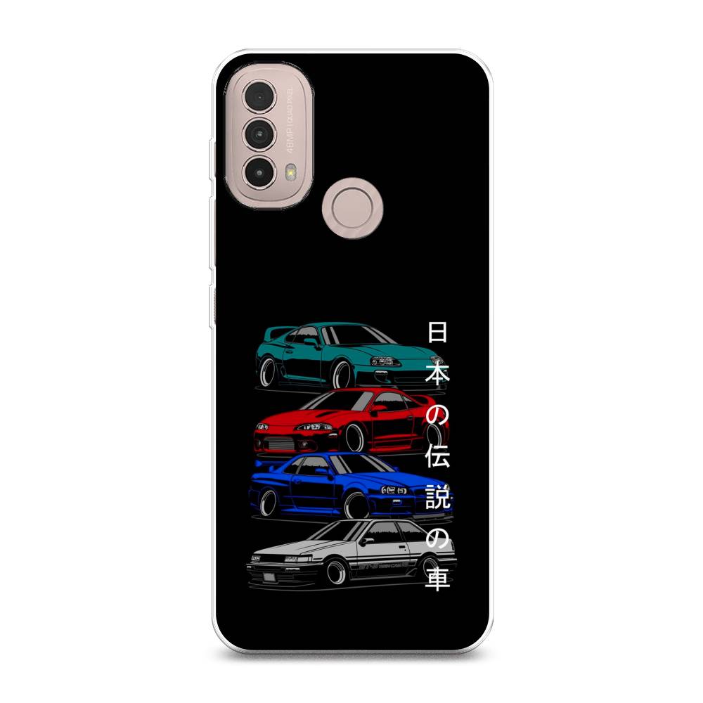 

Чехол Awog на Lenovo K14 Plus/Motorola Moto E20/E30/E40 "JDM Legend cars", Разноцветный, 243650-5