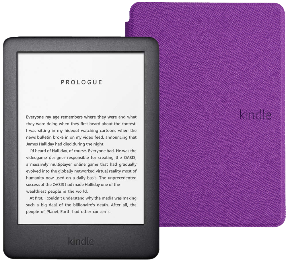 Amazon Kindle 10 8Gb SO Black с обложкой Purple