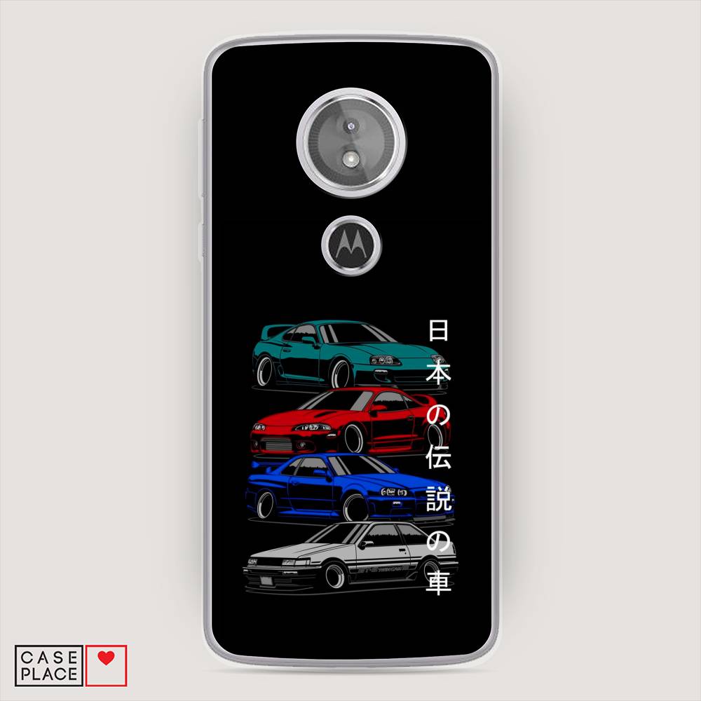 

Чехол Awog на Motorola Moto E5 / Моторола Мото E5 "JDM Legend cars", Разноцветный, 241050-5