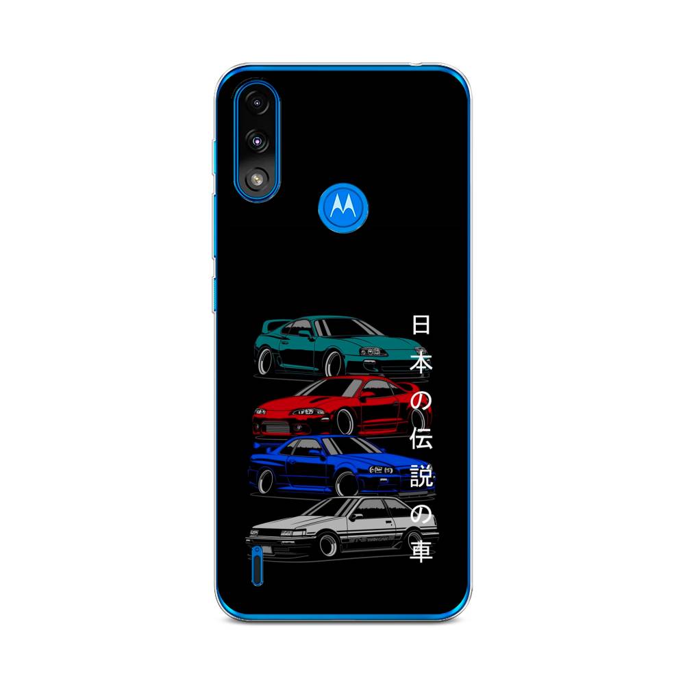 

Чехол Awog на Lenovo K13/Motorola Moto E7 Power "JDM Legend cars", Разноцветный, 242450-5