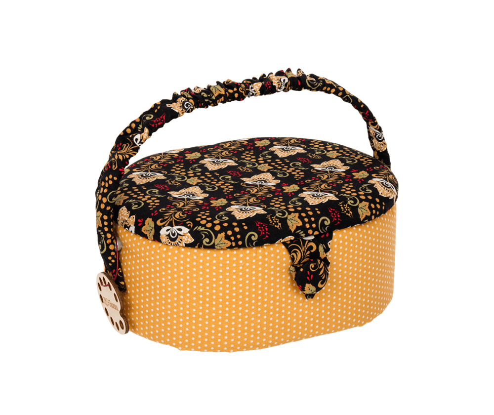 

Шкатулка тканевая 23.5 x 18.5 x 10 см