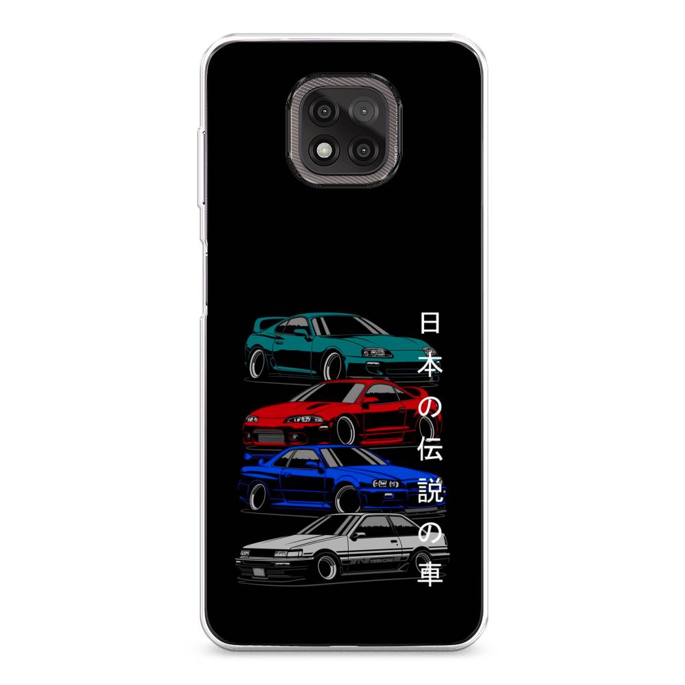 

Чехол Awog на Motorola Moto G Power 2021 "JDM Legend cars", Разноцветный, 242750-5