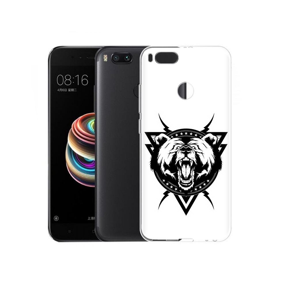 

Чехол MyPads Tocco для Xiaomi Mi 5X медведь в треугольнике (PT75177.336.464), Прозрачный, Tocco