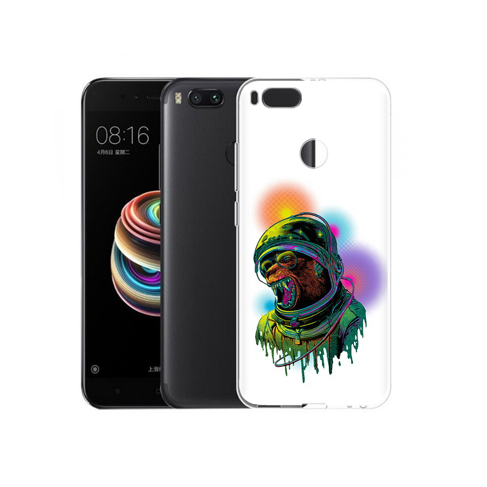 

Чехол MyPads Tocco для Xiaomi Mi 5X медведь космонавт (PT75177.336.466), Прозрачный, Tocco