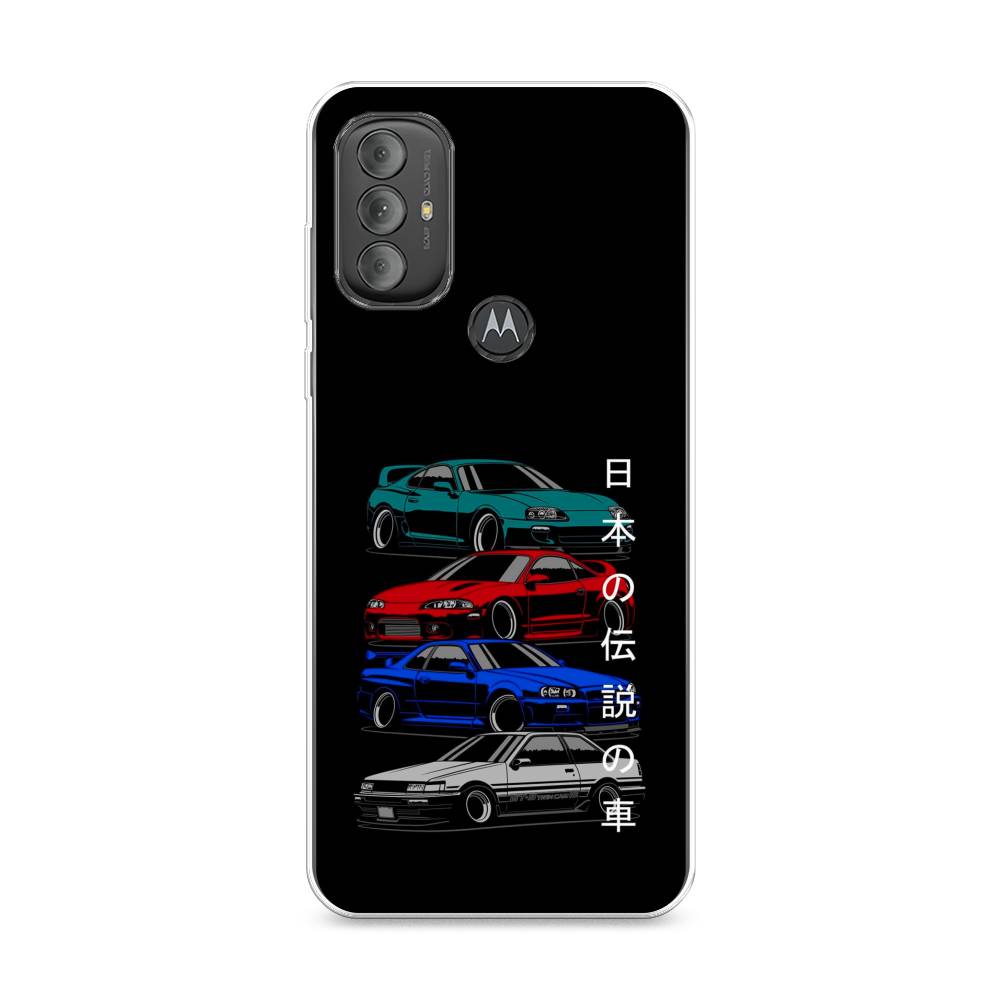 

Чехол Awog на Motorola Moto G Power 2022 "JDM Legend cars", Разноцветный, 242850-5